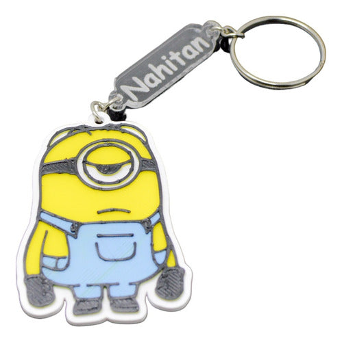 Minions Full Color 3D Print Keychains (x40) 0