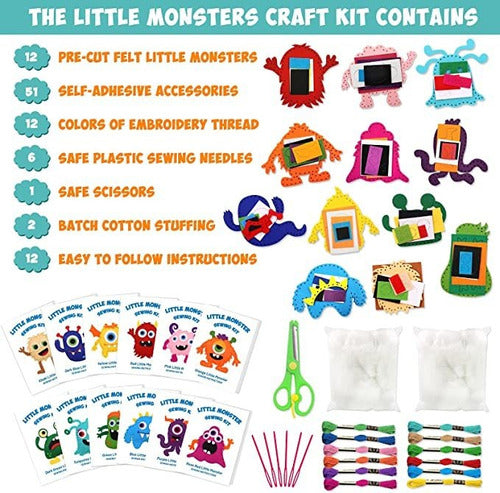 Ciyvolyeen Little Monsters - Kit De Manualidades Con Diseñ. 2