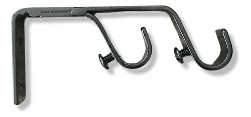 Iron Home Double Iron Support for 19mm Curtain Rods 4