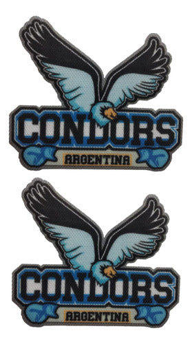 Aplique Sublimado Motos Condors Argentina Termoadhesivo 1