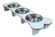 Mundo Cucha Anti-Tip Dog Cat Feeder Water Bowl Triple Height 0