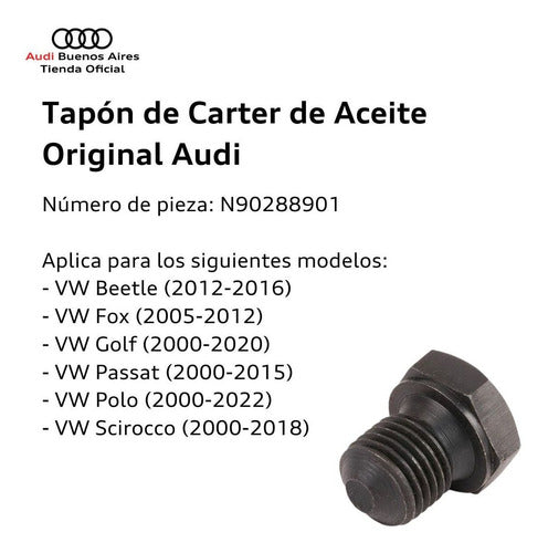 Tapón De Carter De Aceite Volkswagen Tiguan 2016 Al 2021 2