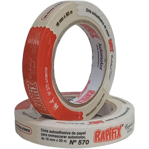 Rapifix Cinta Papel Uso Automotor N570 Thermo 18mm X 50mt 0