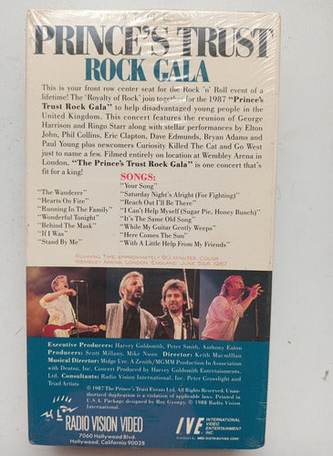 Vhs Princes's Trust Rock Gala (1987) - Nuevo Sellado 1