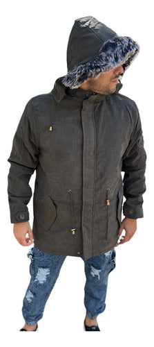 Imported Sherpa-Lined Parka Overcoat Jacket with Detachable Hood 18