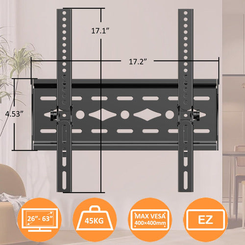 Jxmtspw Soporte De Pared Para Tv Para La Mayoria De Monitore 1