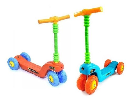 Vegui Kids Plastic Scooter - 4 Wheels 4