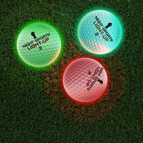 Night Sports Usa Light Up Pelota De Golf (paquete De 3) 1