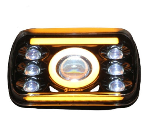 LED Headlight 28W 15 LED 4 Functions High Low Position Beacon Premium 8