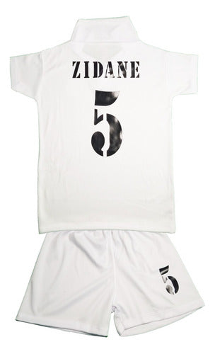 Kids' Real Madrid El Merengue 2002 T-Shirt + Shorts Set 7