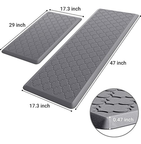 Alfombrilla De Cocina [2 Pcs] Alfombrilla Acolchada Antifati 1