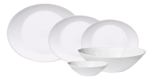 Cool Bazar Oval Glass Dinnerware Set 1