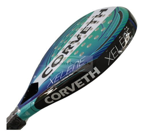 Corveth Xelene Padel Racket EVA Carbon Frame + Grip + Protector! 1