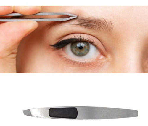 Mely Professional Stainless Steel Eyebrow Tweezers 0