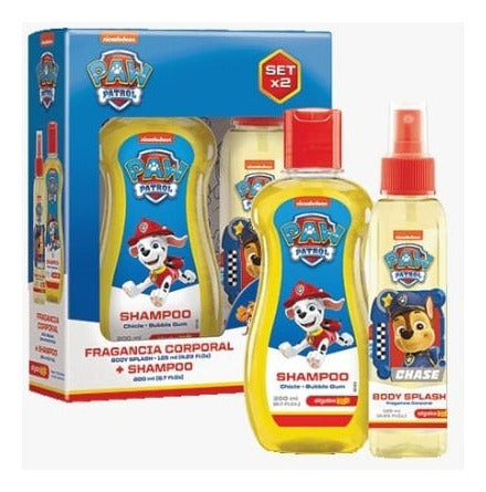 Paw Patrol Set Body Splash 125ml + Shampoo 200ml Algabo 1