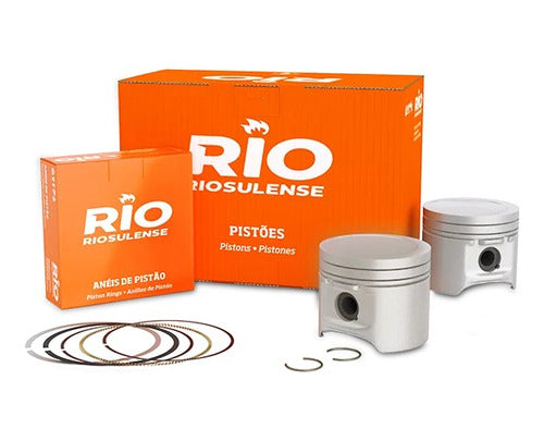 Pistones Con Aros Fiat 1.8 8v Flex Fiat Palio 80,5mm +1,00 0