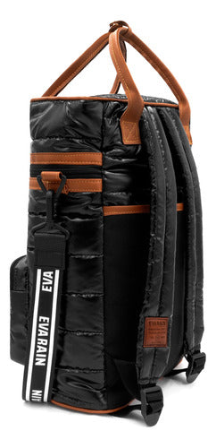 Eva Rain® Mochila Matero - Black Notebook & Thermo Bag 3