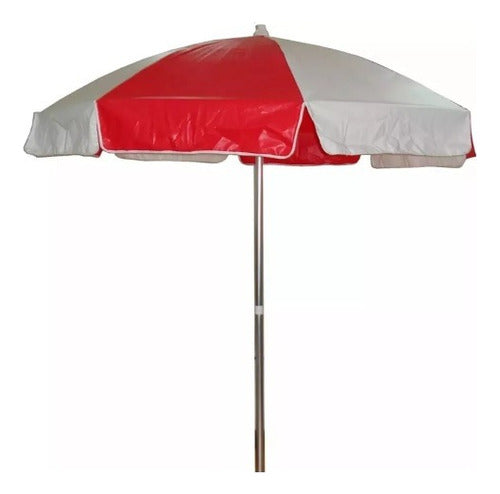 Nahuel PVC Beach Umbrella 2.20m Aluminum Outlet 0