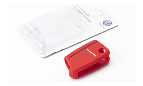 Volkswagen Red Key Cover 6EA087012B 0