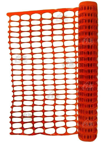 Malla Pvc Seguridad Naranja 1m X 45mts 1