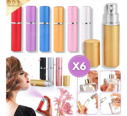 Fashion Portable Rechargeable Perfume Atomizer X6 Spray Colors 4