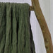 Aires del Sur Wrinkled Chiffon Table Runner Green 220x70 cm 3