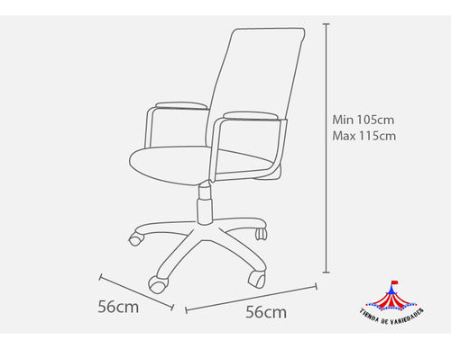 Indar Equipamientos S.R.L. Sillón Aquiles Oficina Gerencial Cromado Simil Aluminum 2