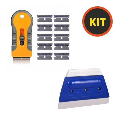 AUTOMACH Kit Para Polarizar Cutter Scraper Mas Dos Lados Mas Filos 1