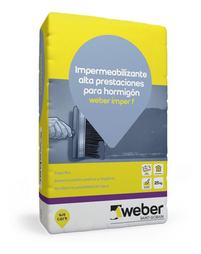 Weber Imper Impermeabilizante F X 25kg 0