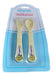 Dispita Set Of Spoon And Fork Decorated For Baby BPA Free 0