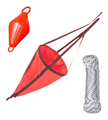 Roan Extra Large Layer Anchor Combo 120 Cm + 25 Mt Rope + Buoy 0