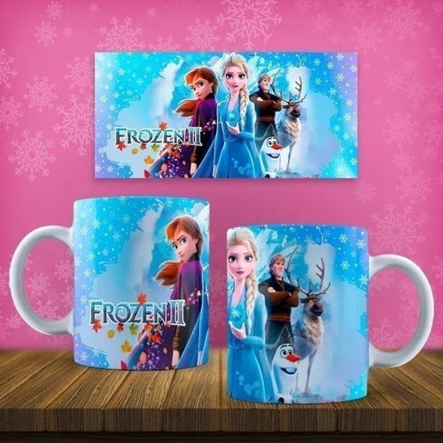 RNG Plantillas Sublimacion Frozen 2, Tazas Remeras 4