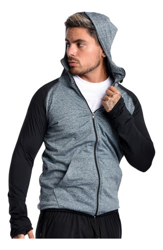 Crossray Campera Termica Deportivo Lycra Urban Running Crossray Sport 4