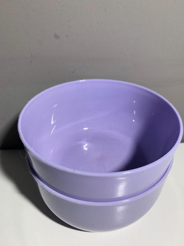 Bowl Plastico Lila De 15cm Recipiente Compotera Cereales 2