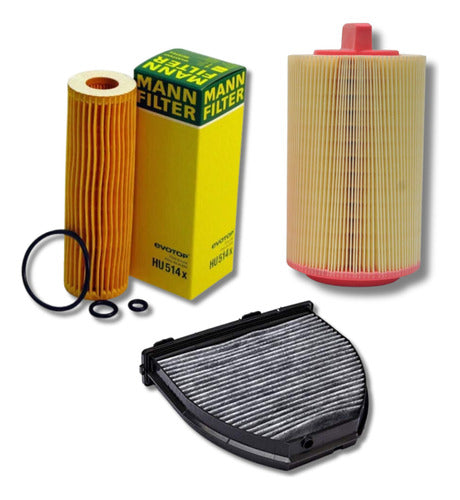 Kit Filtros Mercedes Benz C200 Kompressor Om271 W204 0