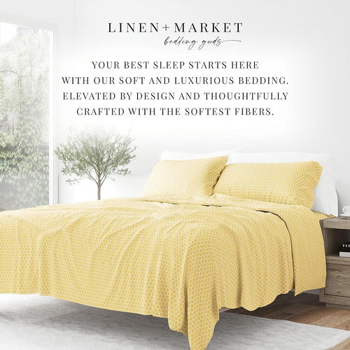 Linen Market 3 Piezas Twin Bedding Juego De Sábanas (amarill 1