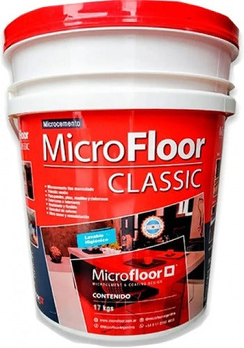 Microfloor® Microcemento Microfloor Kit Classic 17kg + Hidrolaca 1lt 0