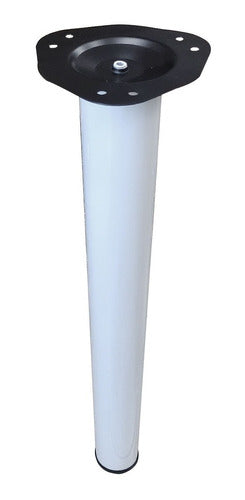 Cima Pata De Mesa 110 Cm Diámetro 6 Cm Blanca 0