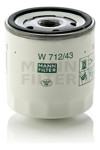 Mann Filter Filtro De Aceite W 712/43 0