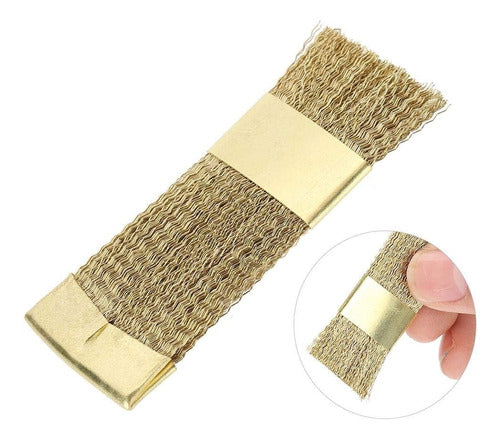 Strass Lashes Copper Bristles for Cleaning Nail Drill Bits 0