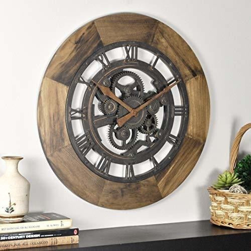 Firstime Y Co 00237 - Reloj De Pared Color Marron 1