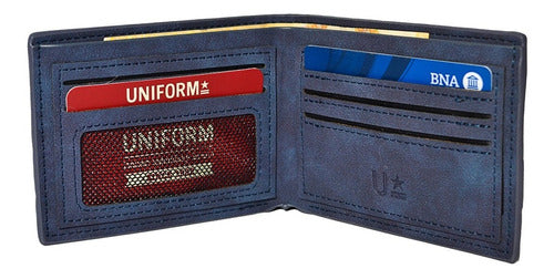 Uniform PU Men's Simple Original Wallet 12704 13