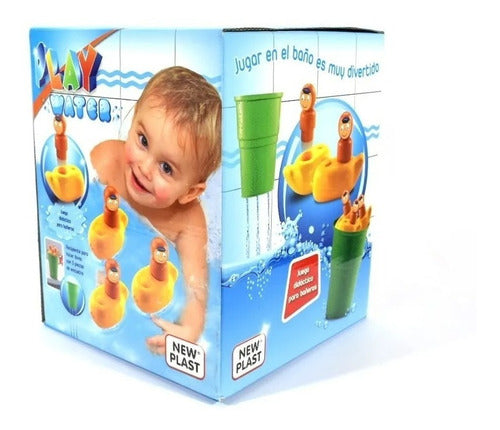 New Plast Play Water Juego Didáctico Para Pileta Baño Balde 0