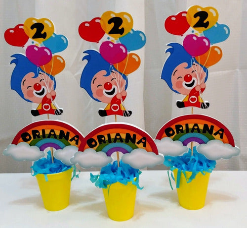 Centros De Mesa Del Payaso Plim Plim 1