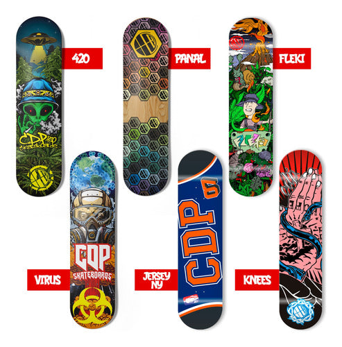 Professional CDP Skateboard Deck + Premium Guatambu Grip Tape 10