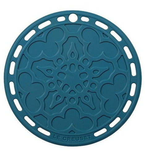 Le Creuset Silicon 8  Round French Trivet, Marino 0