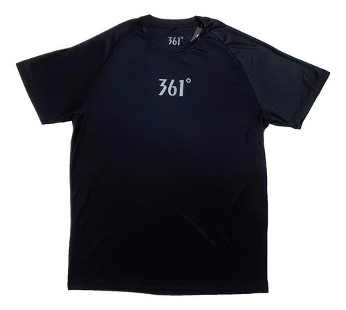 361° Men's Big Logo Black Running T-Shirt 0