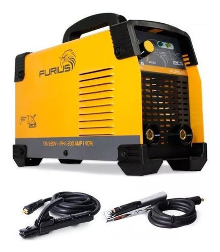 Furius Pro Inverter Welder 200 Amp + Helmet + Electrodes 1