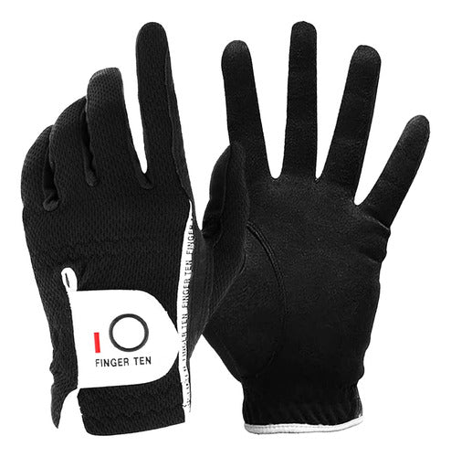 Finger Ten Mens Raingrip Guantes Golf Zurdo Talle Xl 0