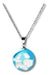 Tiendainline Collar Nubes Cielo Encapsulado Sky Clouds Cadena Mujer Dije 0